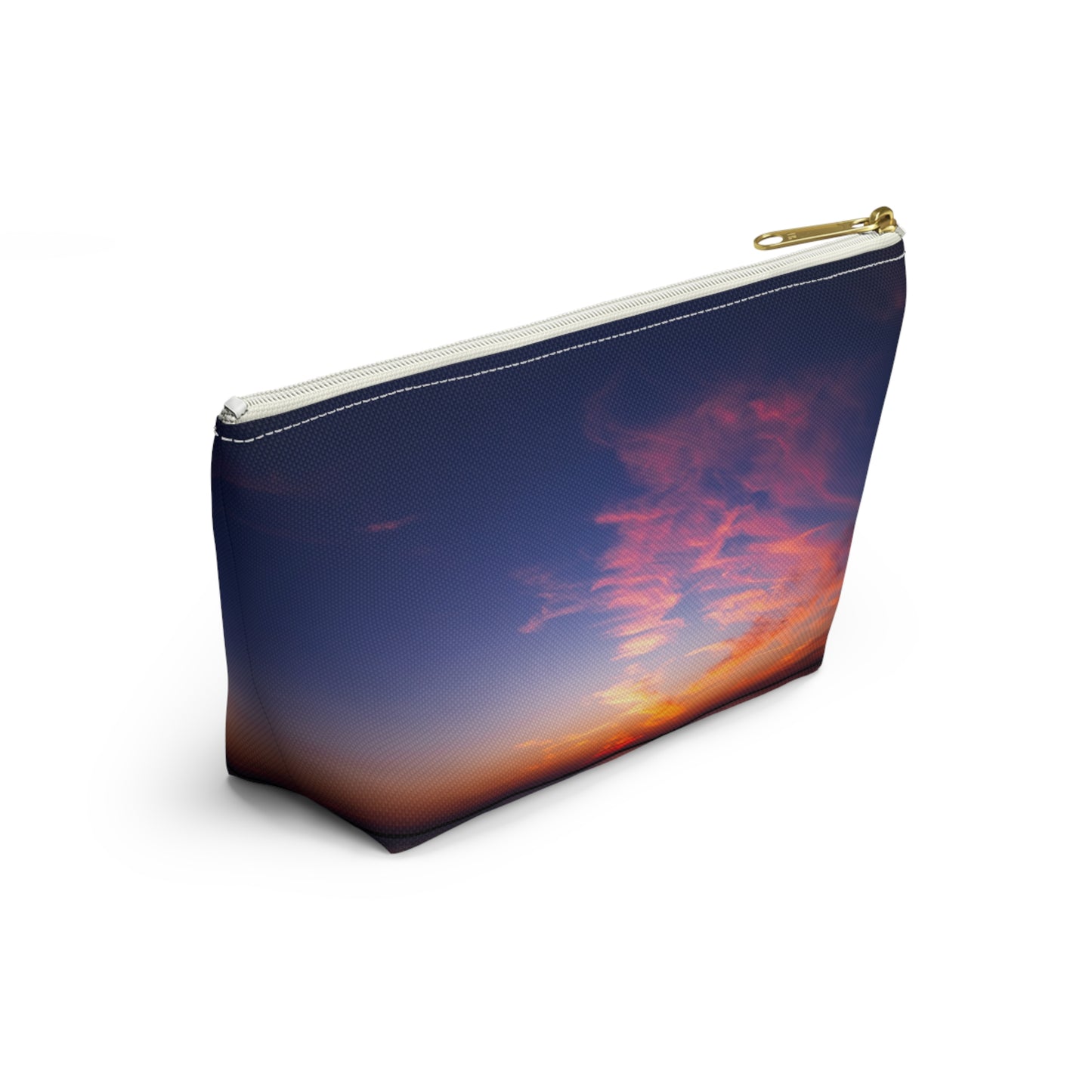 Cotton Candy Sunset Accessory Pouch β Sunset Glow Cosmetic Bag β Large & Small