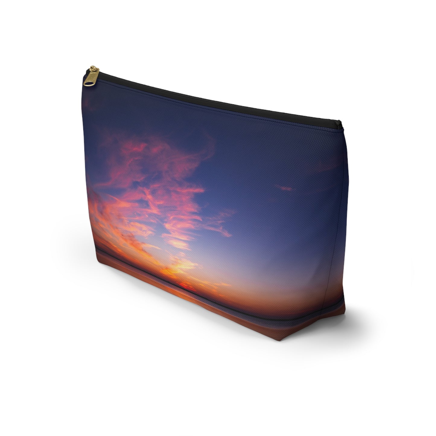 Cotton Candy Sunset Accessory Pouch — Sunset Glow Cosmetic Bag – Large & Small