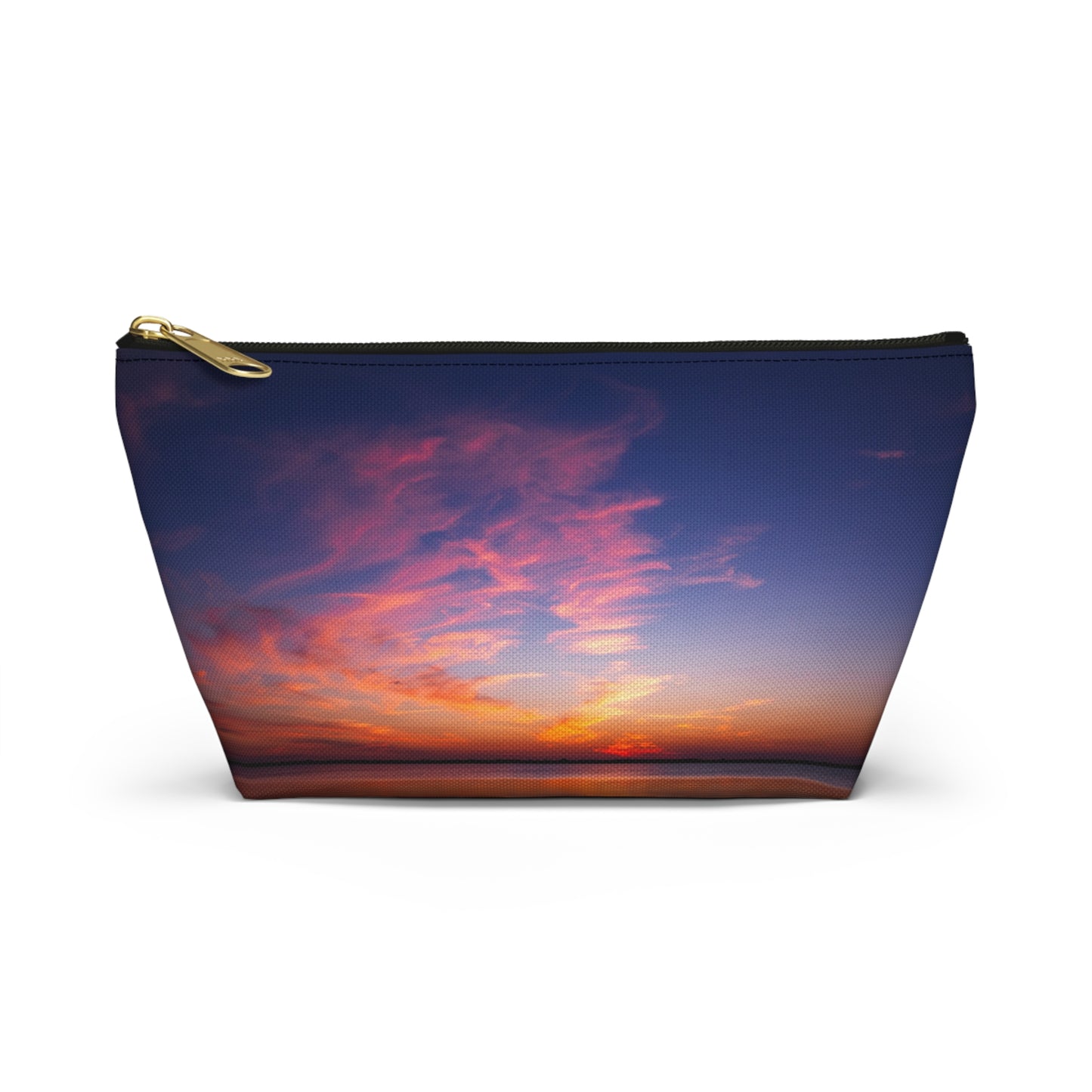 Cotton Candy Sunset Accessory Pouch — Sunset Glow Cosmetic Bag – Large & Small
