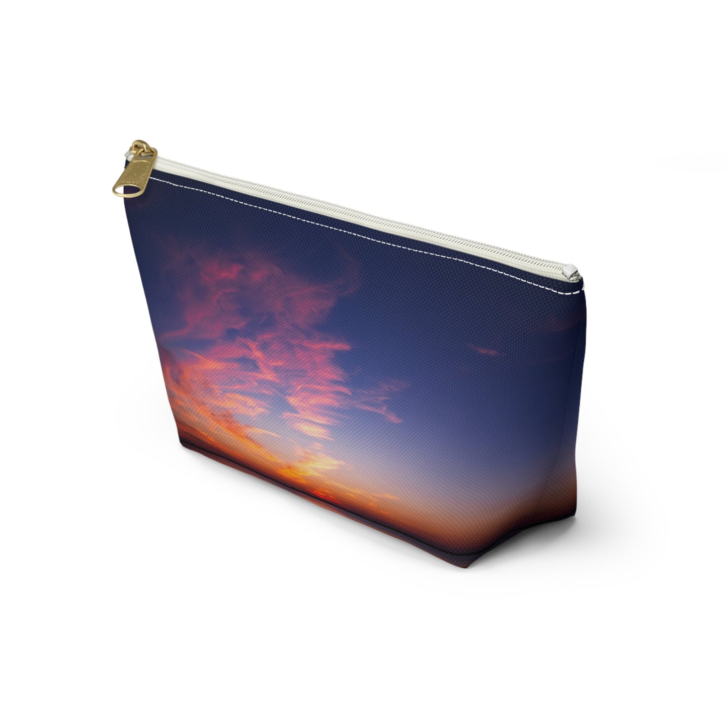 Cotton Candy Sunset Accessory Pouch — Sunset Glow Cosmetic Bag – Large & Small