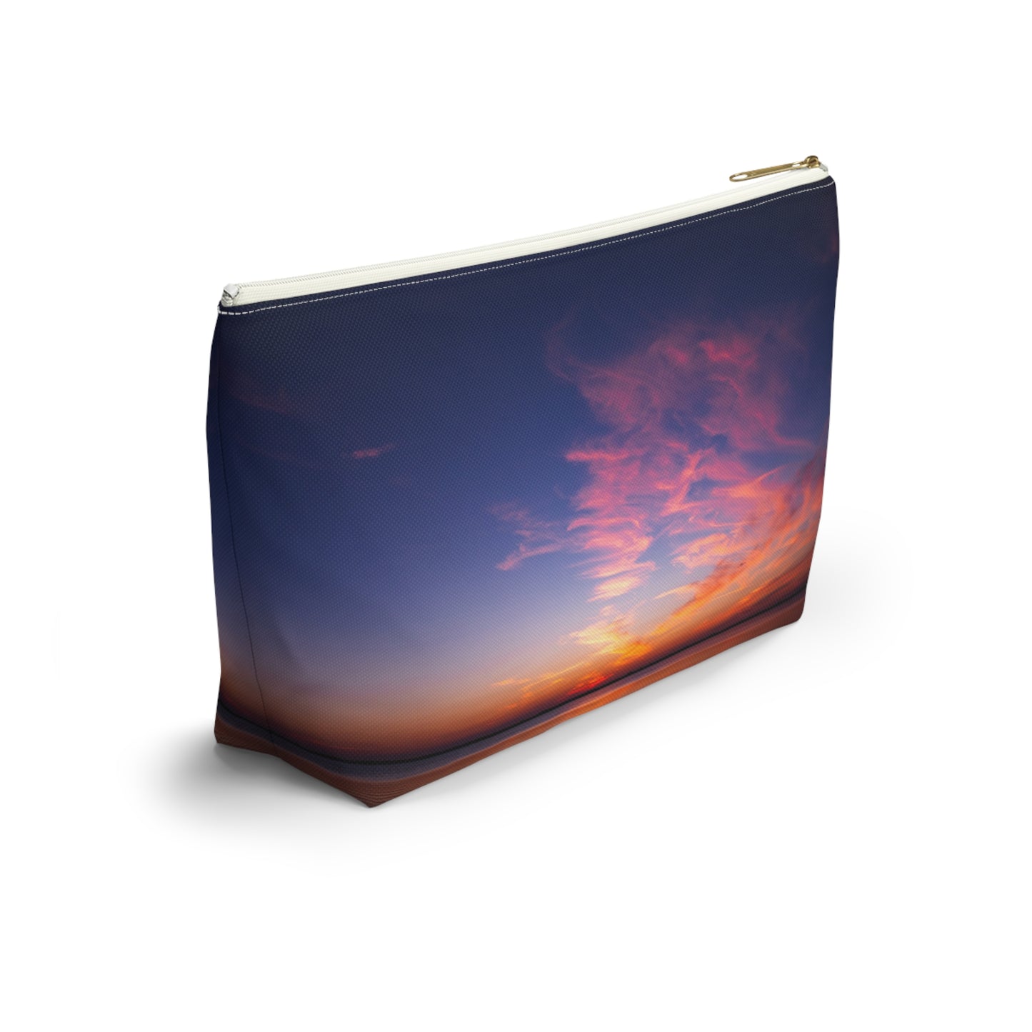 Cotton Candy Sunset Accessory Pouch — Sunset Glow Cosmetic Bag – Large & Small