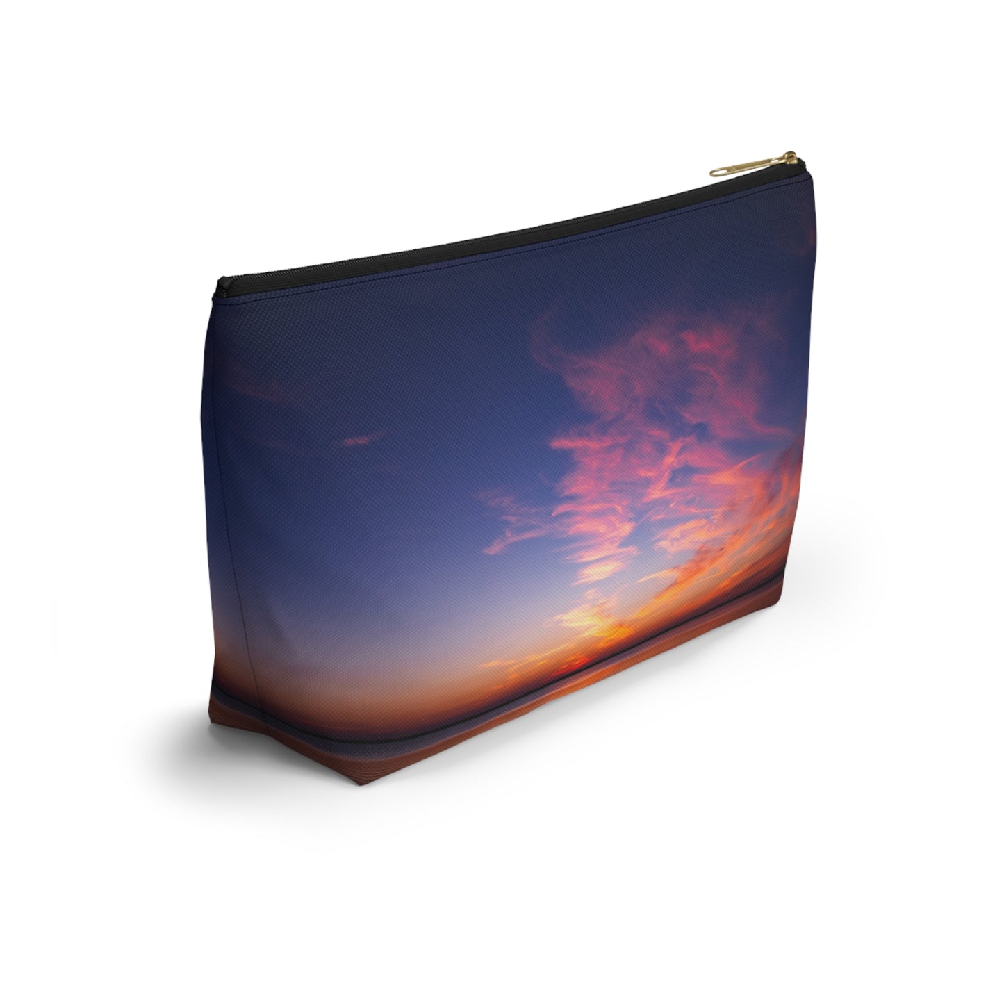 Cotton Candy Sunset Accessory Pouch — Sunset Glow Cosmetic Bag – Large & Small