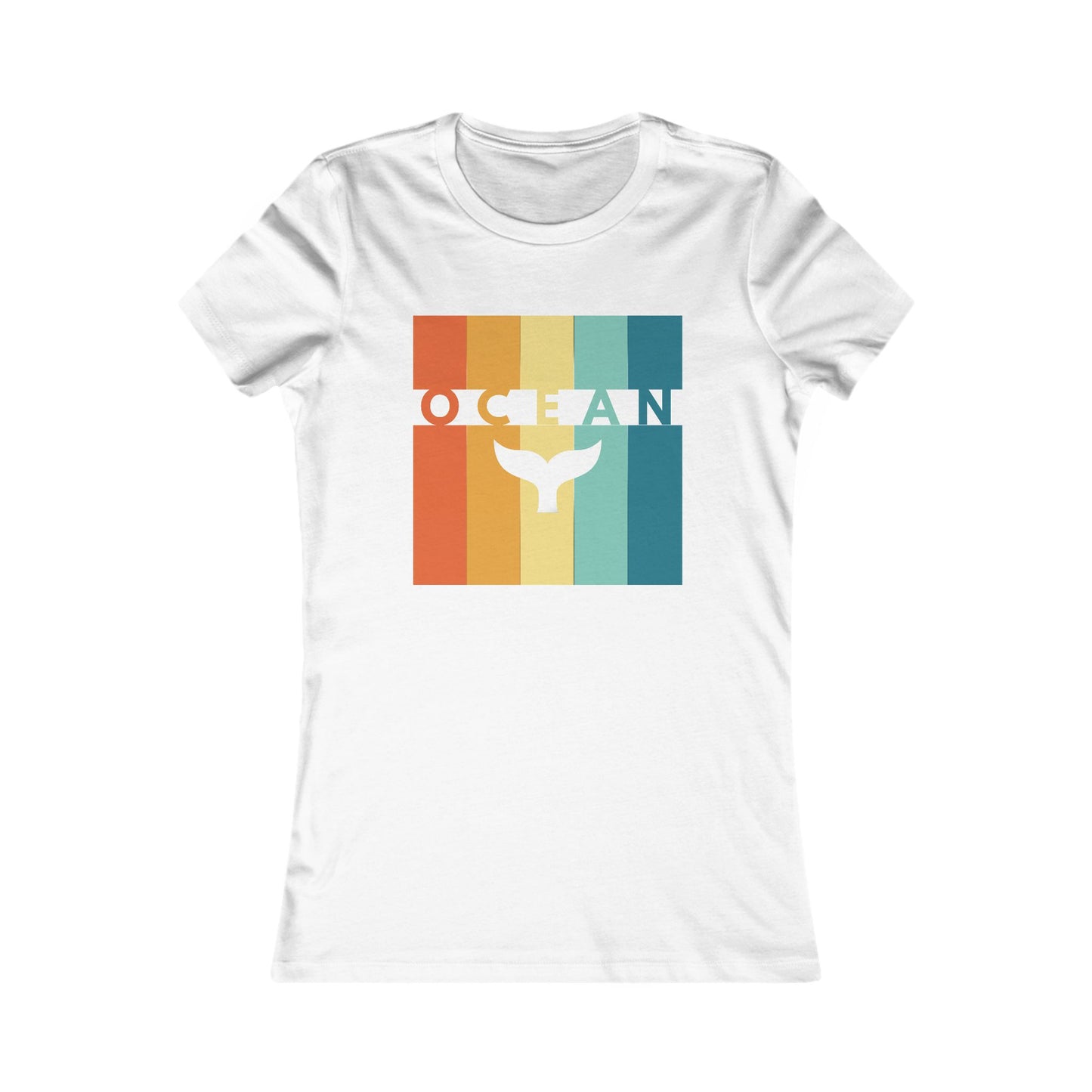 Ocean Whale Tail Tee