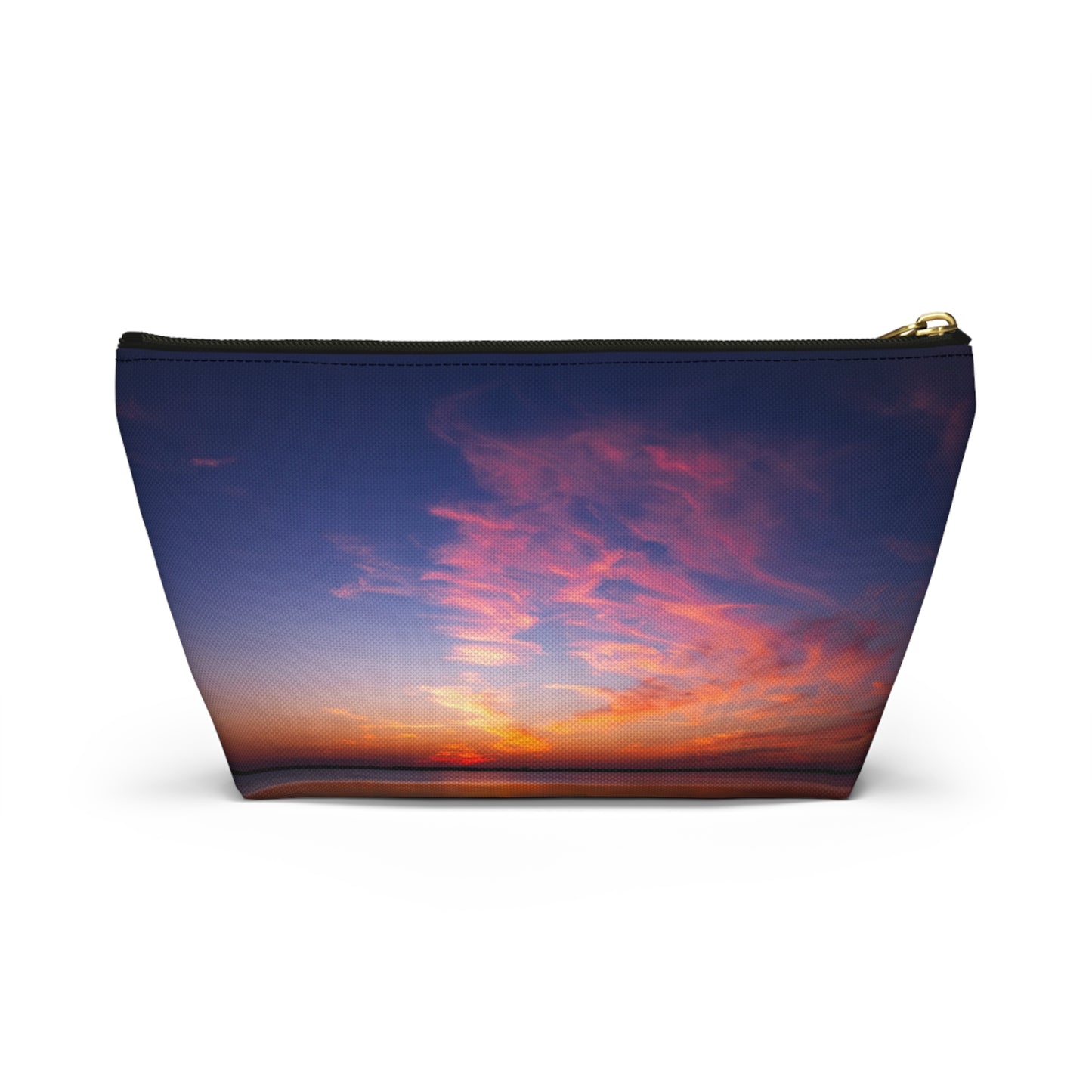 Cotton Candy Sunset Accessory Pouch — Sunset Glow Cosmetic Bag – Large & Small